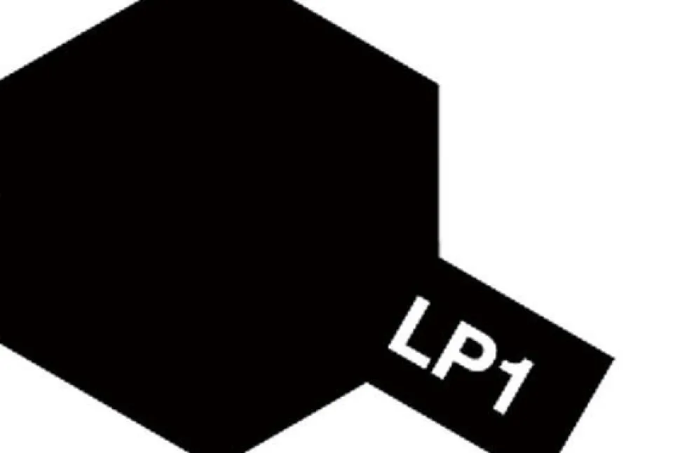 Tamiya LP-1 Gloss Black 10ml Lacquer Paint