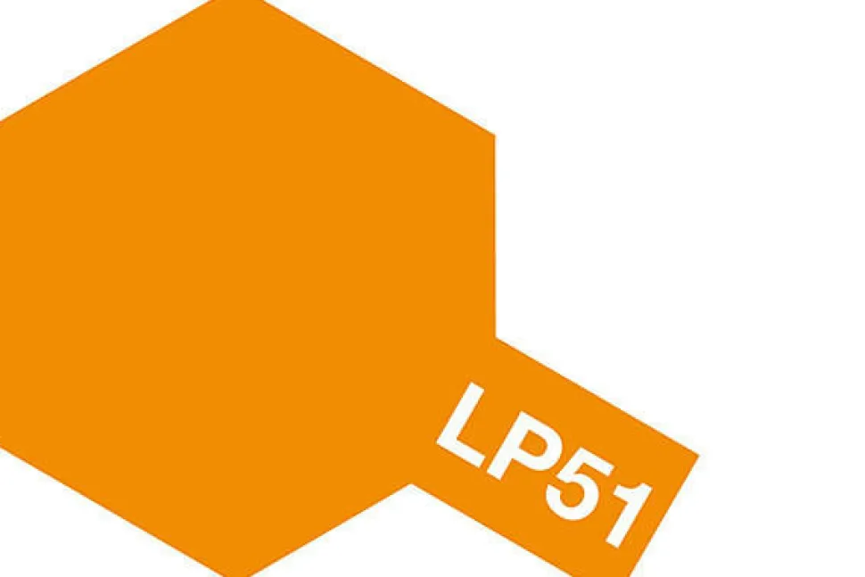 Tamiya LP-51 Gloss Pure Orange 10ml Lacquer Paint