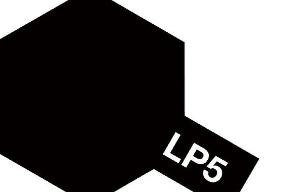 Tamiya LP-5 Semi Gloss Black 10ml Lacquer Paint