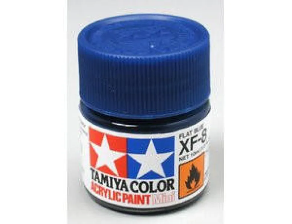 Tamiya Mini XF-08 Flat Blue 10ml Acrylic Paint