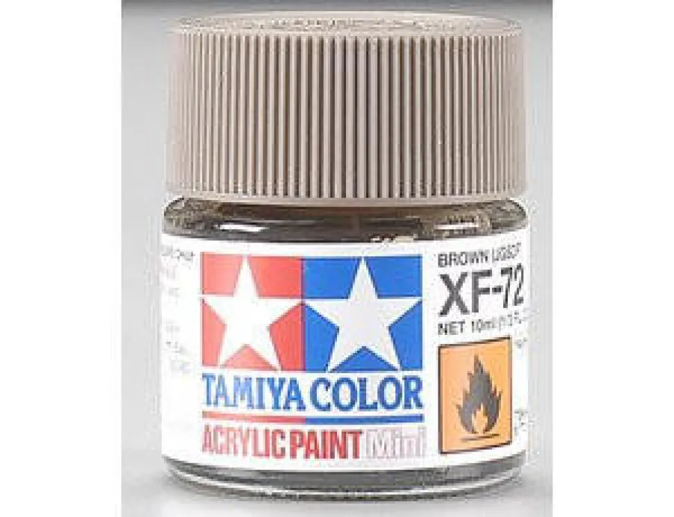 Tamiya Mini XF-72 Flat Brown 10ml Acrylic Paint