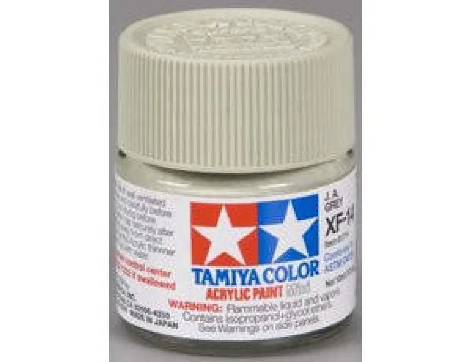 Tamiya Mini XF-14 Flat JA Grey 10ml Acrylic Paint