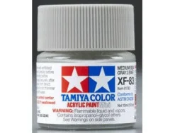 Tamiya Mini XF-83 Flat Medium Sea Grey 2 10ml Acrylic Paint