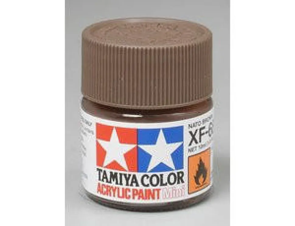 Tamiya Mini XF-68 Flat NATO Brown 10ml Acrylic Paint