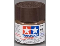 Tamiya Mini X-09 Gloss Brown 10ml Acrylic Paint