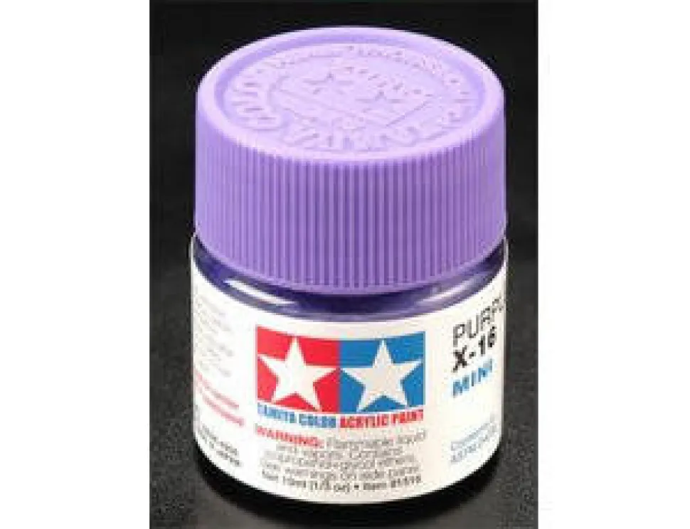 Tamiya Mini X-16 Gloss Purple 10ml Acrylic Paint
