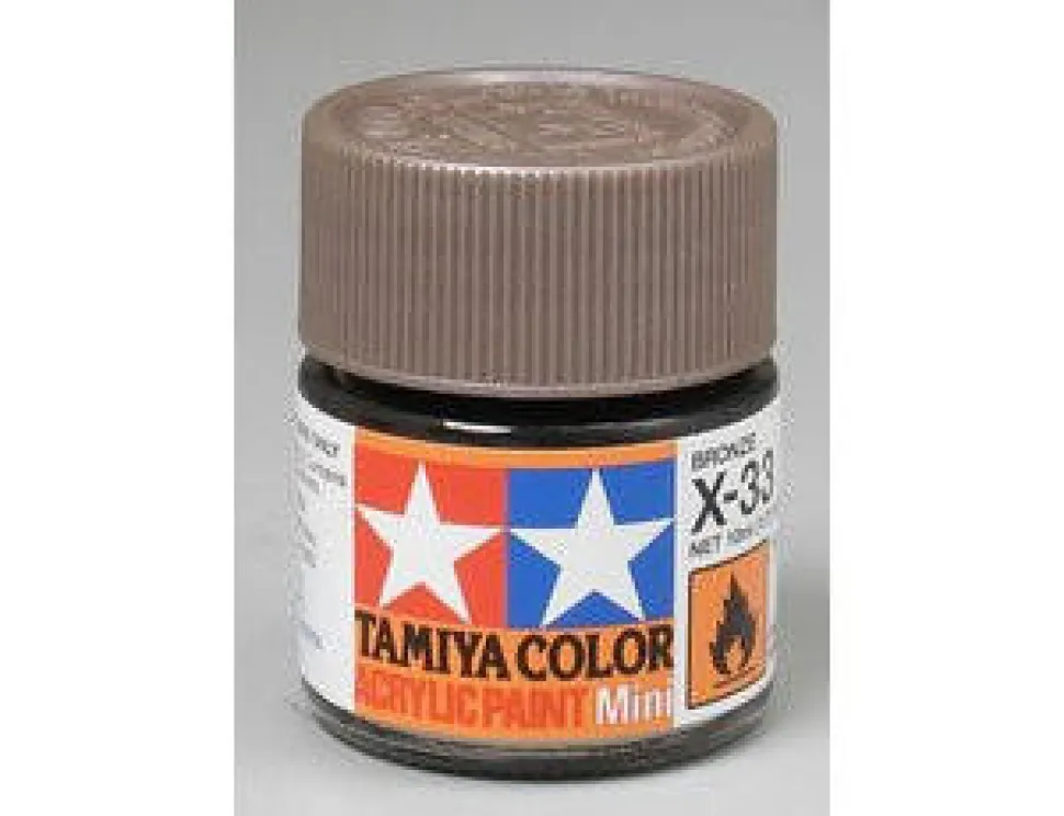 Tamiya Mini X-33 Metallic Bronze 10ml Acrylic Paint