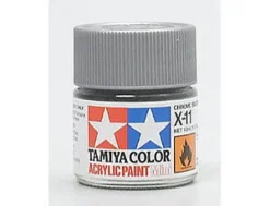 Tamiya Mini X-11 Metallic Chrome Silver 10ml Acrylic Paint