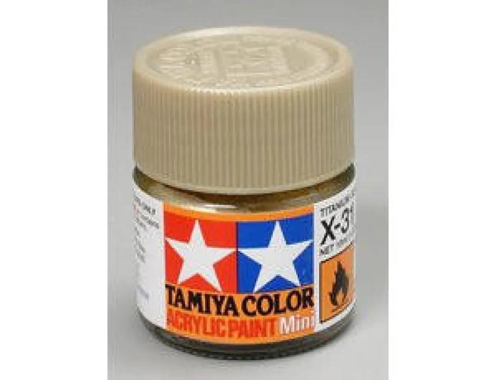 Tamiya Mini X-31 Metallic Titanium Gold 10ml Acrylic Paint