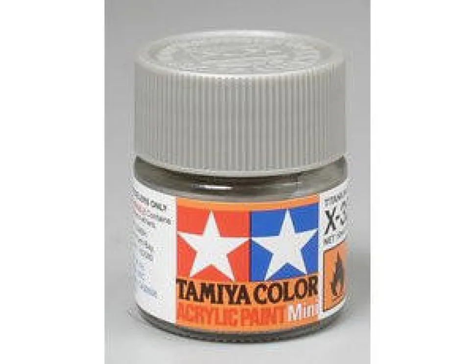 Tamiya Mini X-32 Metallic Titanium Silver 10ml Acrylic Paint