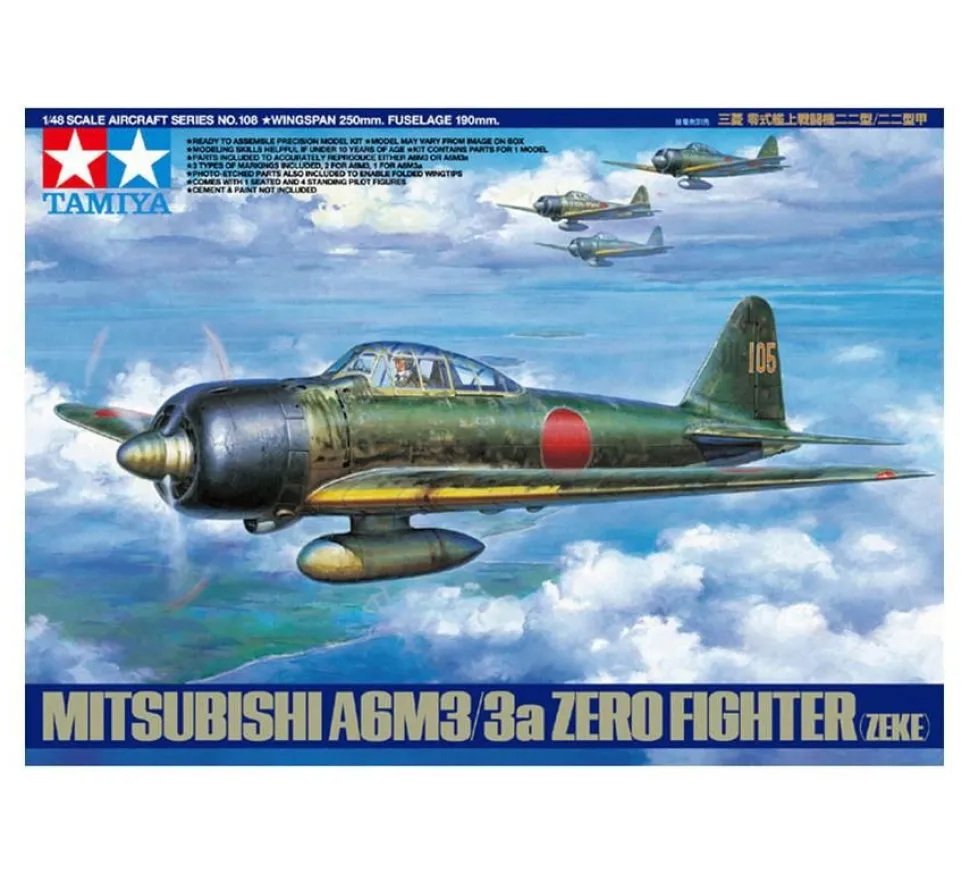 Tamiya 1/48 Mitsubishi A6M3/3A Zero Zeke