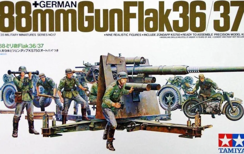 Tamiya 1/35 88mm Flak 36/37