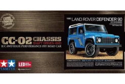 Tamiya RC Land Rover Defender 90 CC-02 Super Package Deal
