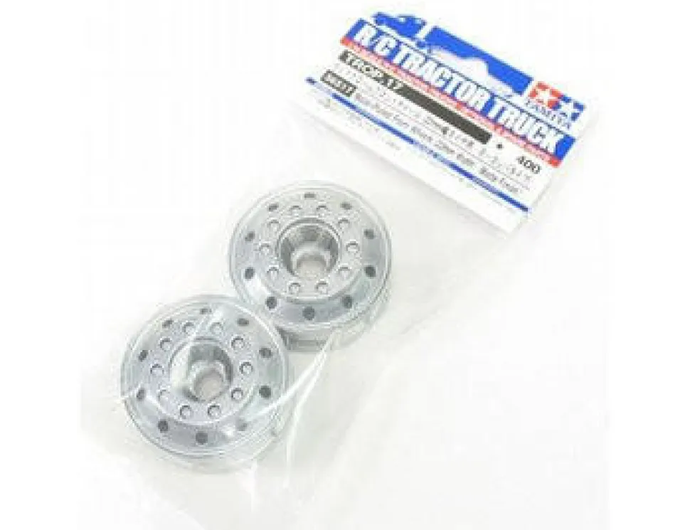 Tamiya RC Metal Plated Front Wheels Tractor Truck 22mm
