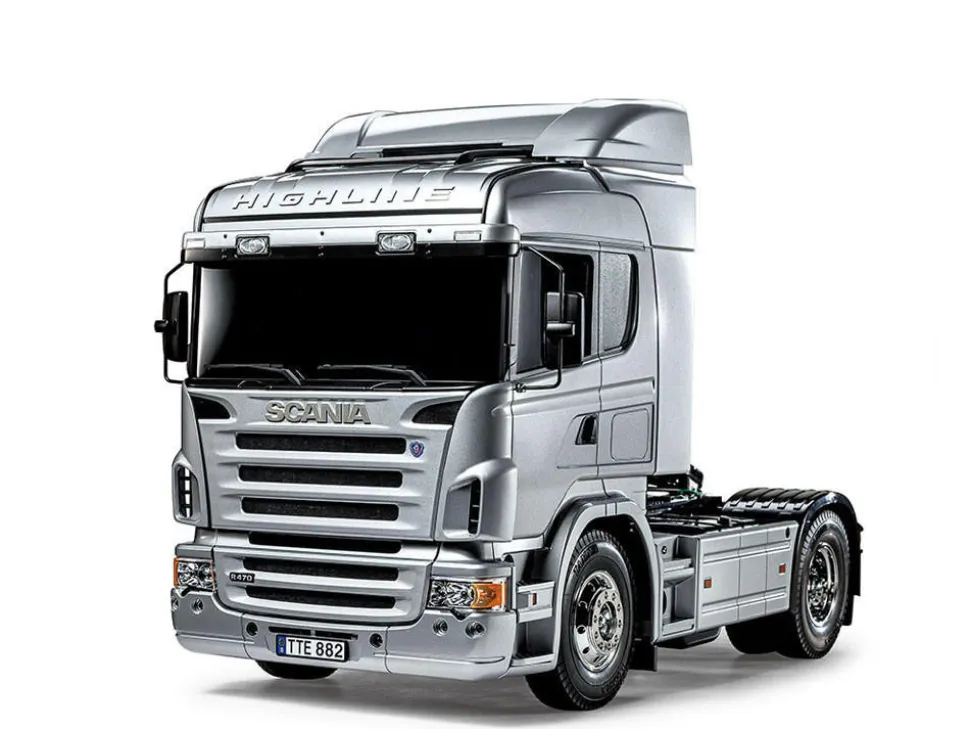 Tamiya RC 1/14 Scania R470 Highline Silver Truck Kit