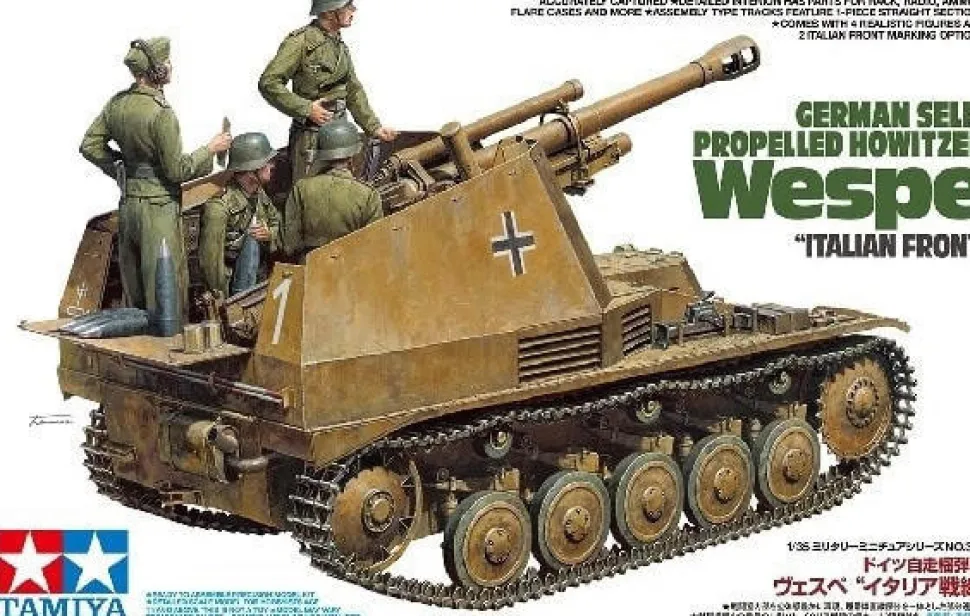 Tamiya 1/35 Sd.Kfz.124 Wespe SPG Italian Front