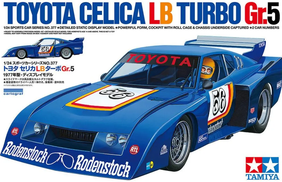 Tamiya 1/24 Toyota Celica LB Turbo Gr.5