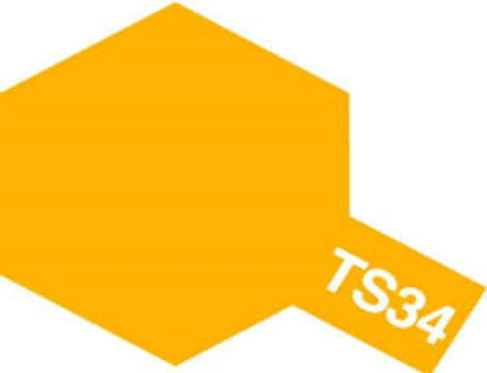 Tamiya TS-34 Gloss Camel Yellow Acrylic Spray Paint