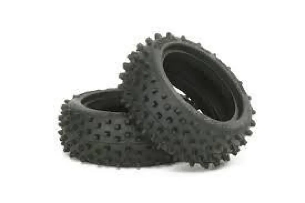 Tamiya 4WD Square Spike Front Tyres RC Spare Part