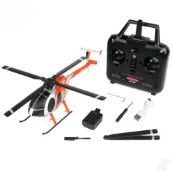 Twister MD 500 Scale 250 Flybarless Helicopter with 6 Axis Stabilisation and Altitude Hold (Civilian)
