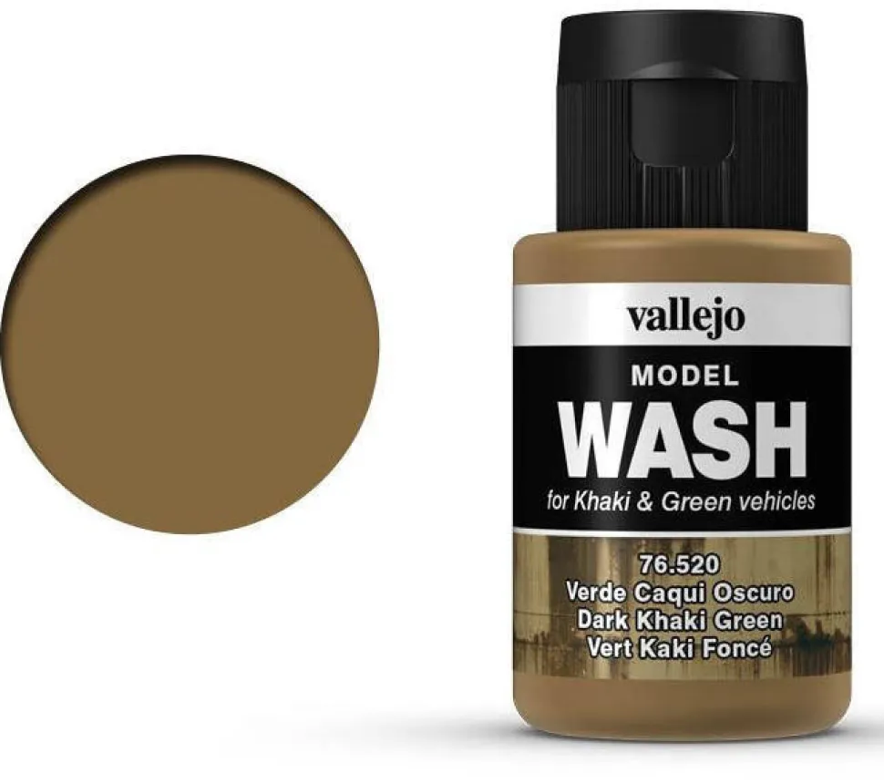 Vallejo Acrylic Wash 35ml Dark Khaki Green