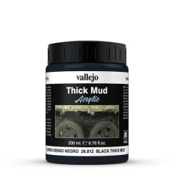 Vallejo Acrylic Weathering Effects 200ml Black Thick Mud