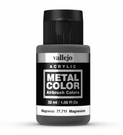 Vallejo Metal Color 711 32ml Magnesium Acrylic Paint