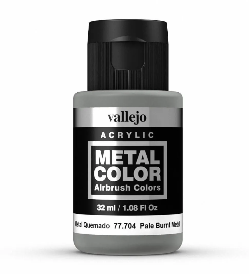 Vallejo Metal Color 704 32ml Pale Burnt Metal Acrylic Paint