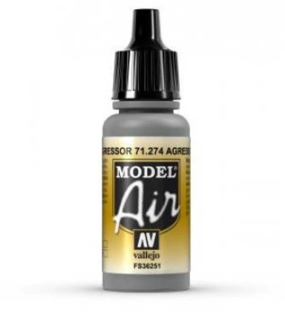 Vallejo Model Air 274 17ml Agressor Gray Matt Acrylic