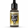 Vallejo Model Air 040 17ml Burnt Umber Matt Acrylic