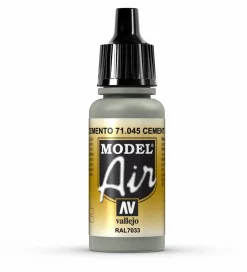 Vallejo Model Air 045 17ml Cement Grey Matt Acrylic
