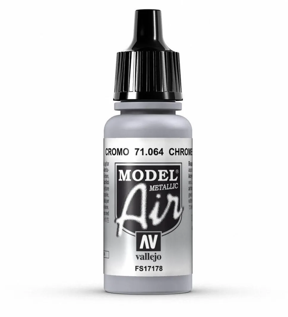 Vallejo Model Air 064 17ml Chrome Metallic Acrylic
