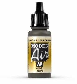 Vallejo Model Air 015 17ml Dark Green RLM 71 Matt Acrylic
