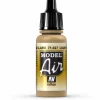 Vallejo Model Air 027 17ml Light Brown Matt Acrylic