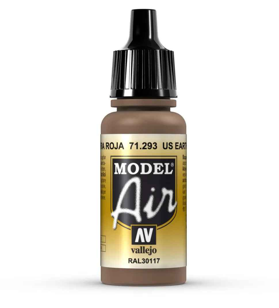 Vallejo Model Air 293 17ml US Earth Red Matt Acrylic