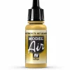 Vallejo Model Air 107 17ml US Interior Yellow Matt Acrylic