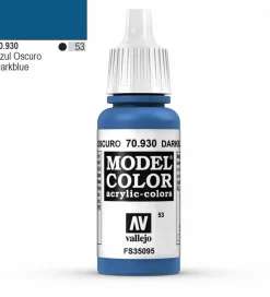 Vallejo Model Color 930 17ml Dark Blue Matt Acrylic Paint