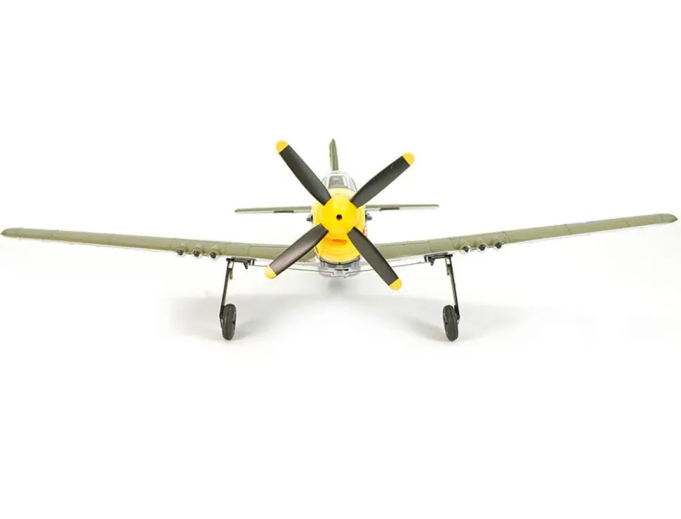 Volantex P-51D Mustang, Green, 4CH, 500MM, Brushless With Gyro, RTF RC Plane