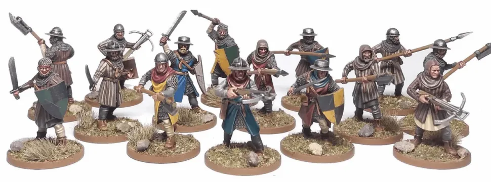 Wargames Atlantic 28mm Age of Chivalry - The Barons' War - Foot Serjeants 1100-1320