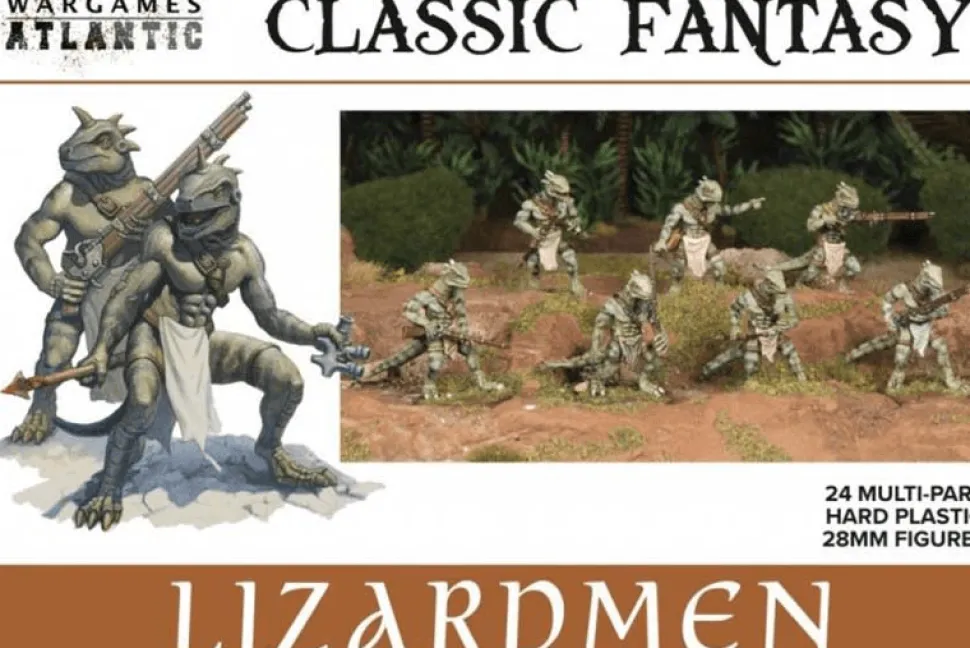 Wargames Atlantic 28mm Classic Fantasy - Lizardmen