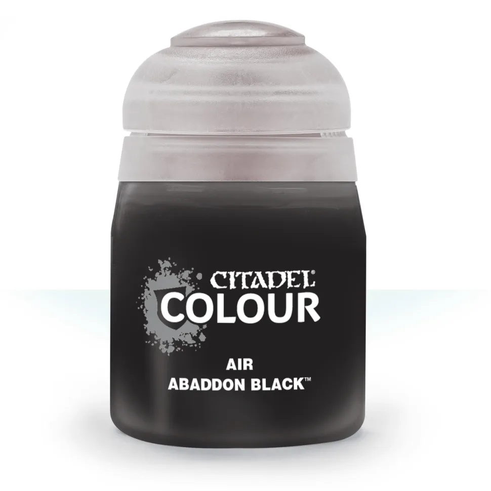 Warhammer Colour 24ml Air Abaddon Black Acrylic Paint