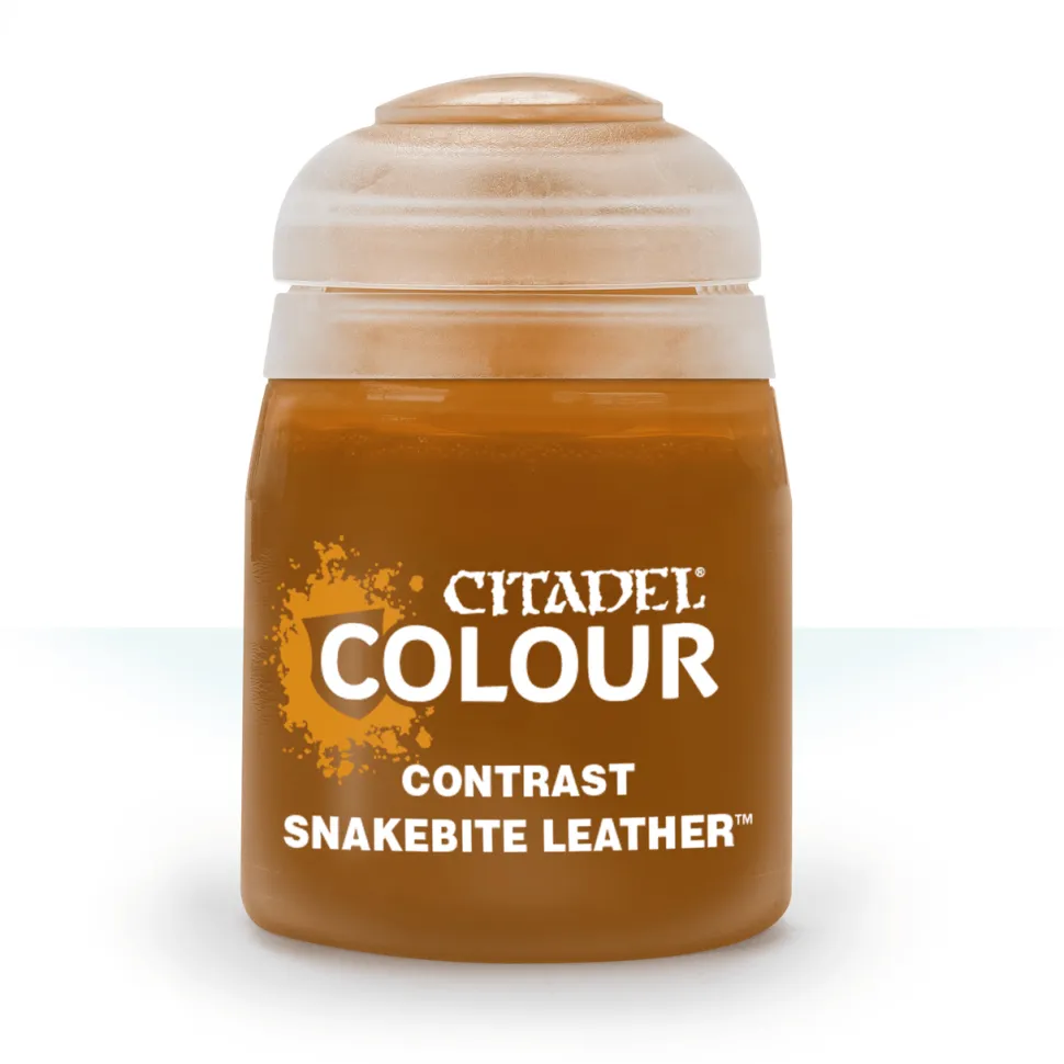 Warhammer Colour 18ml Contrast Snakebite Leather Acrylic Paint