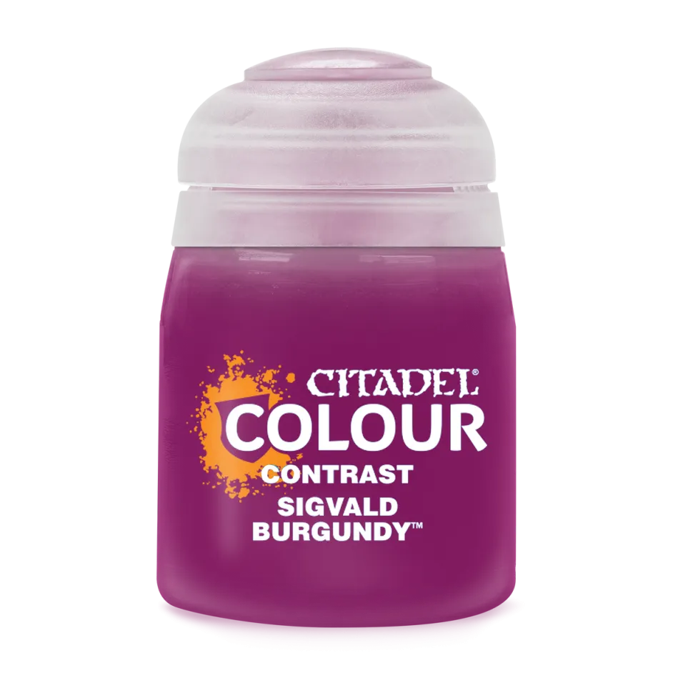 Warhammer Colour 18ml Contrast Sigvald Burgandy Acrylic Paint