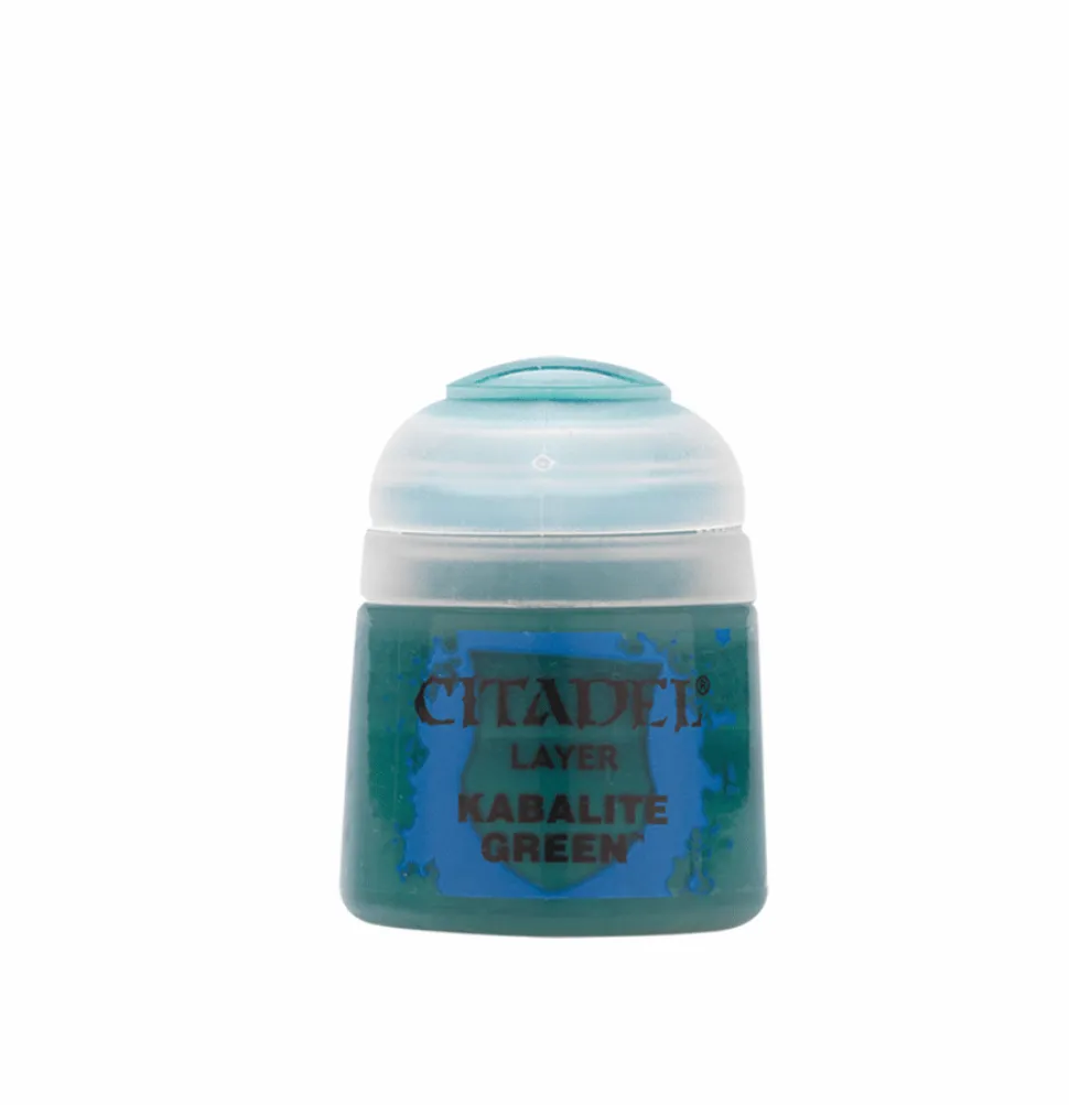 Warhammer Colour 12ml Layer Kabalite Green Acrylic Paint