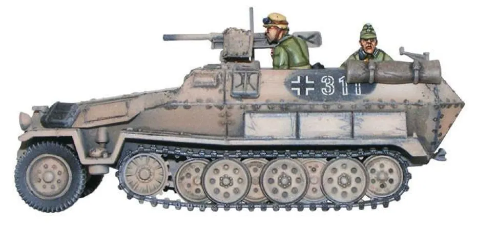 Warlord Games 28mm Bolt Action - German Forces - Sd.Kfz.251/10 37mm Pak 36 Platoon Leader Half-Track