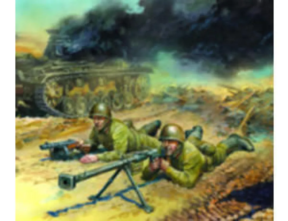 Zvezda 1/72 WWII Soviet Anti-Tank Team
